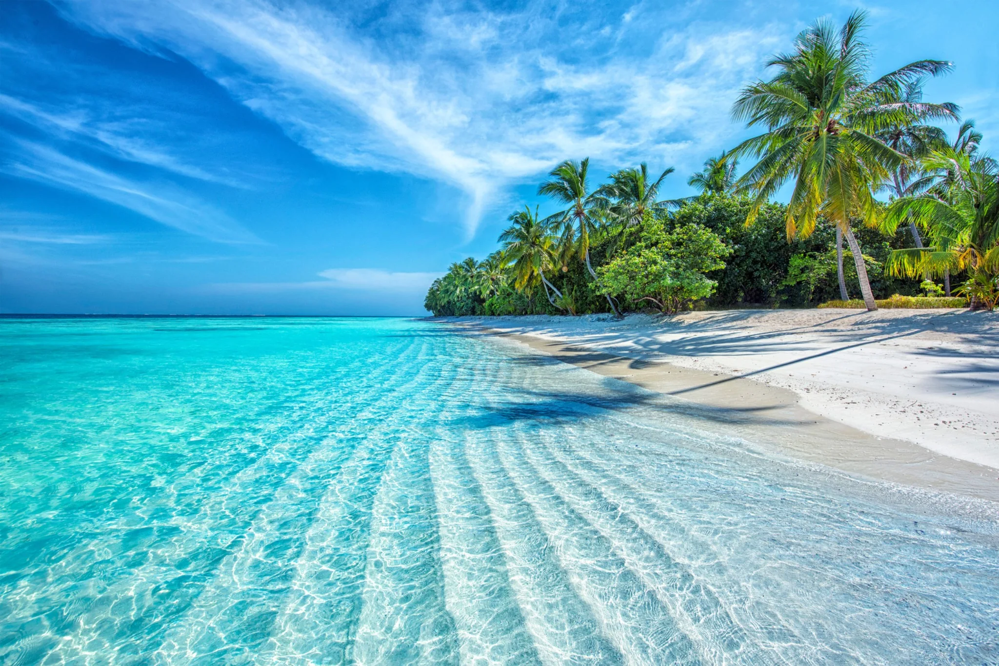 Tropical beach and turquoise water