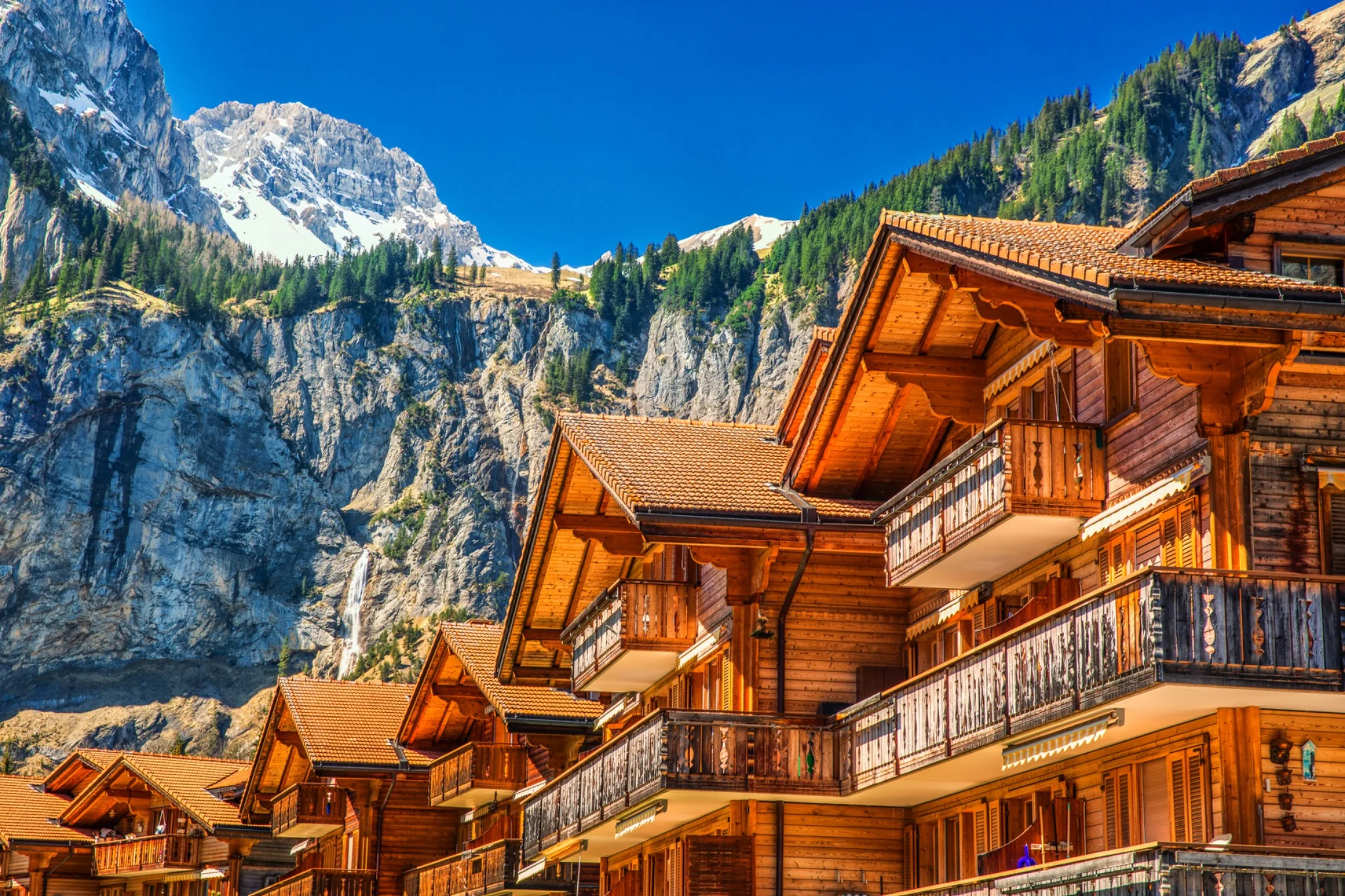 Alpine chalet development